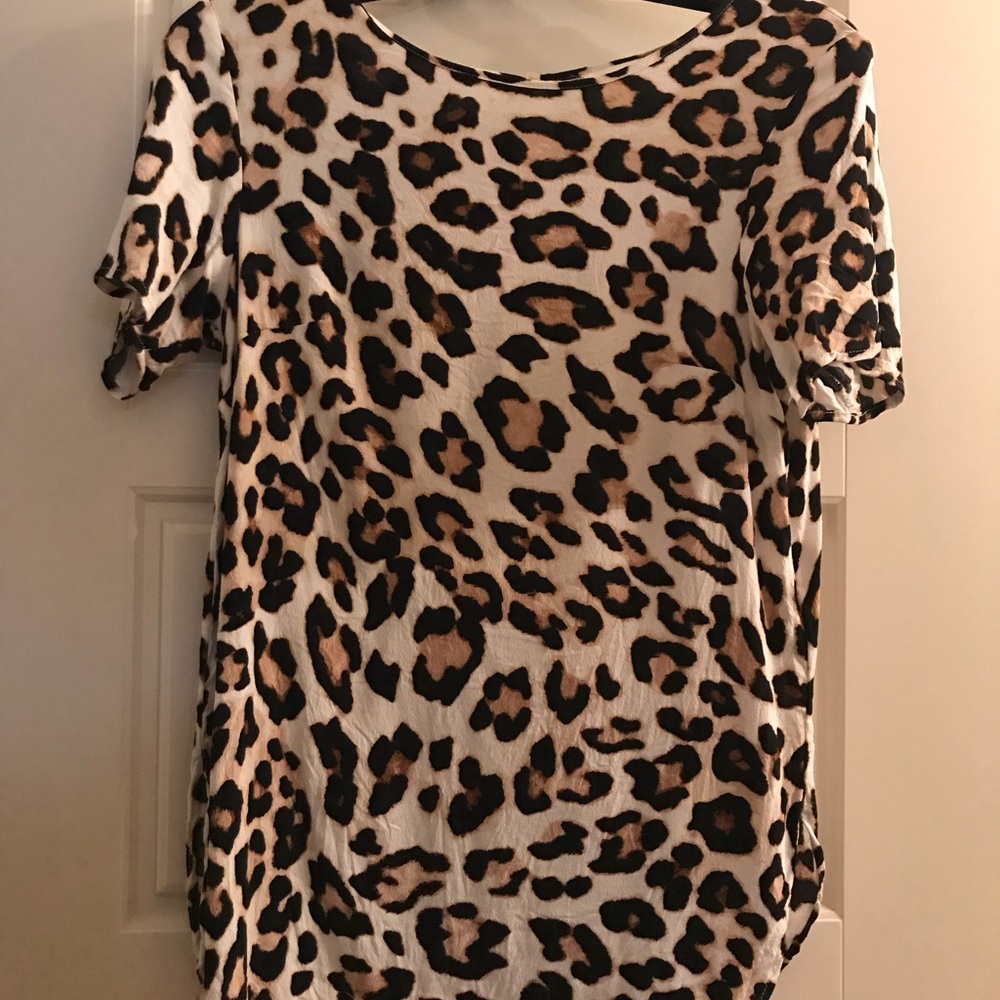 H&M leopard tunic